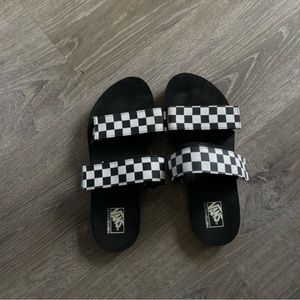 VANS sandals / checkered slides